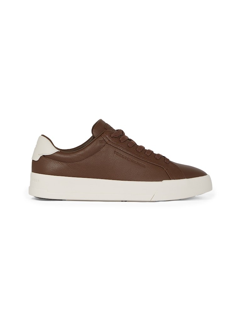 Tommy Hilfiger Kahverengirengi Erkek Kısa Taban Sneakers - FM0FM05324GV0