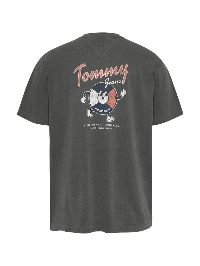Tommy Hilfiger Pamuk Siyah Erkek Kısa Kollu T-Shirt - DM0DM20352BDS