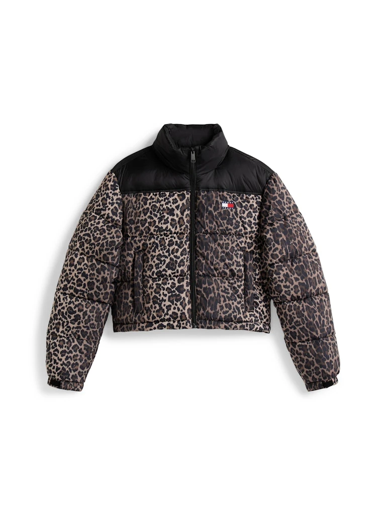 Tommy Hilfiger Kadın Kahverengi  Puffer  Mont