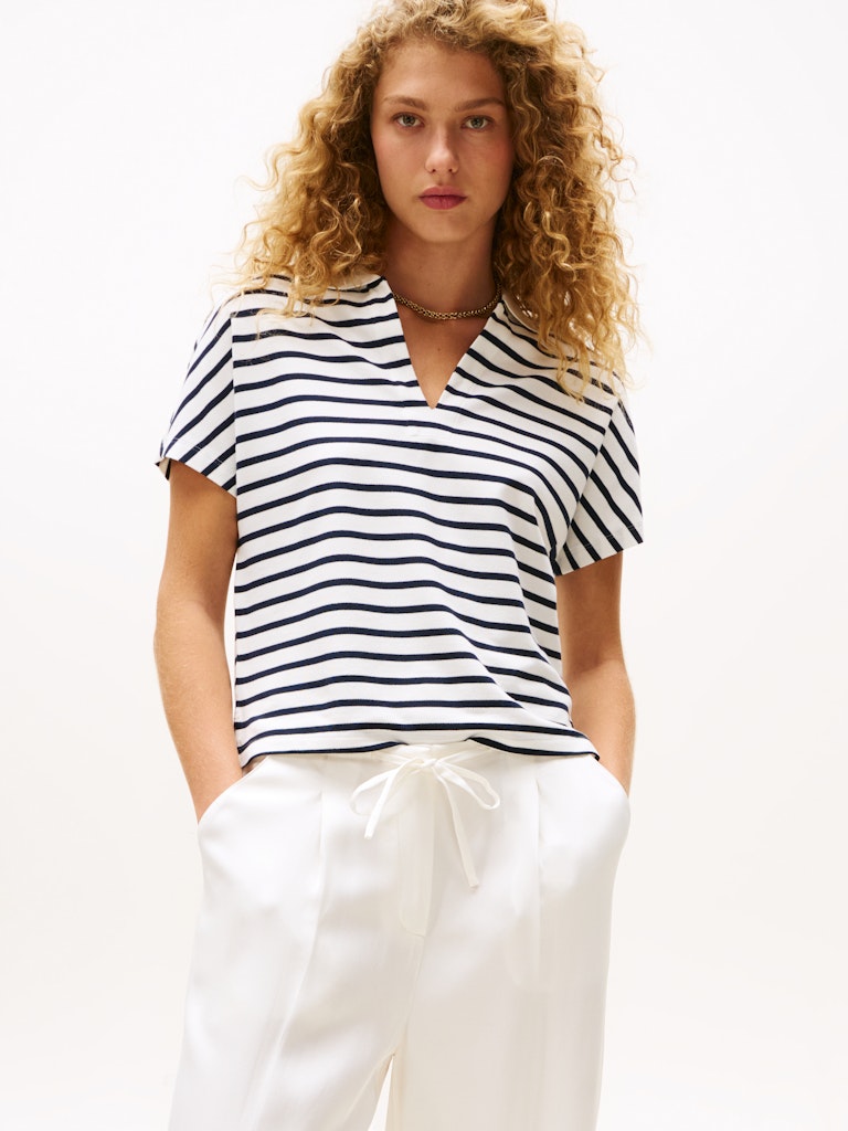 Tommy Hilfiger Kadın Polo Yaka T-Shirt