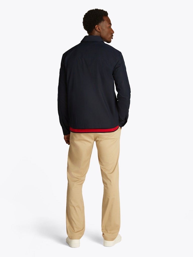 Tommy Hilfiger Pamuk Lacivert Erkek Gömlek Ceket - MW0MW38712DW5