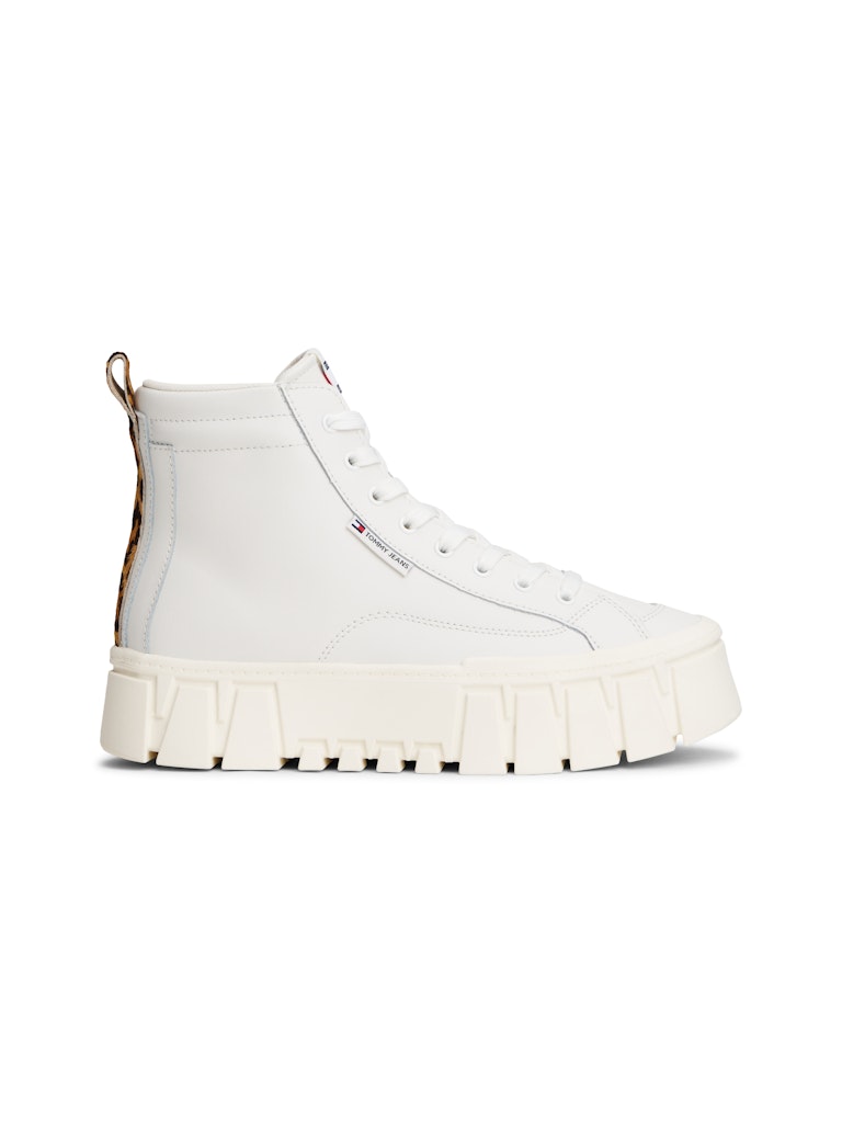 Tommy Hilfiger Kadın Yarım Boğazlı Beyaz Sneakers