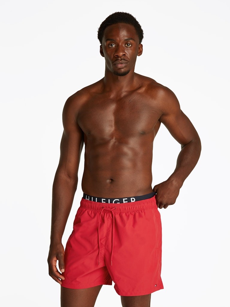 Tommy Hilfiger Kırmızı Erkek Deniz Şortu - UM0UM03489XLD
