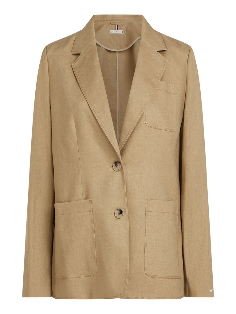 Tommy Hilfiger Keten Bej Kadın Blazer - WW0WW44757AEH