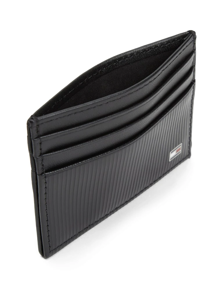 Tommy Hilfiger Erkek Siyah Deri Kartlık Cüzdan
