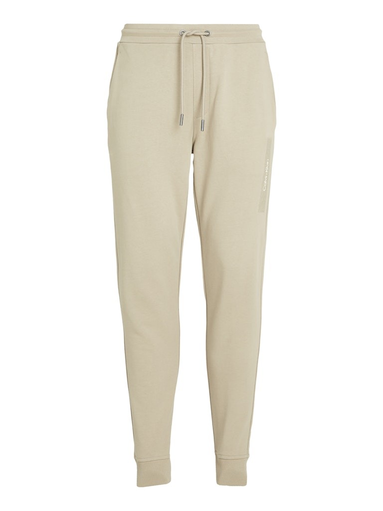 Calvin Klein Erkek Slim Fit Normal Bel Pamuklu Haki Eşofman Altı - K10K113838RAJ