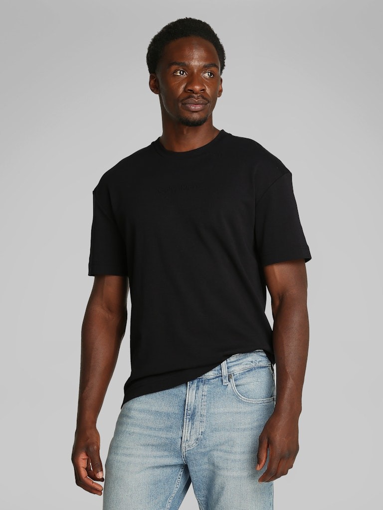 Calvin Klein Rejeneratif Pamuk Siyah Erkek Kısa Kollu T-Shirt - K10K114167BEH