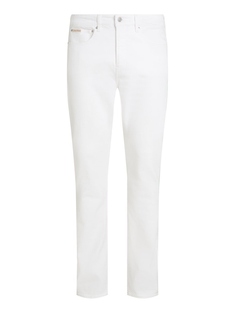 Calvin Klein Denim Beyaz Erkek Slim Taper Jean Pantolon - J30J3275411AA