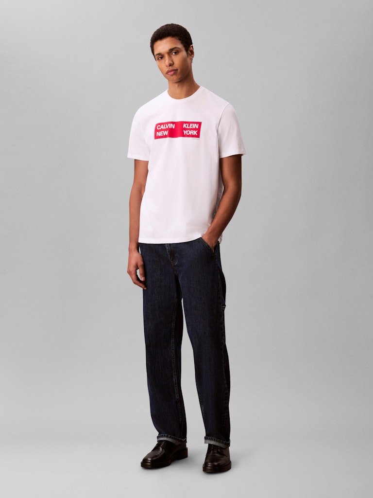 Calvin Klein Erkek Beyaz O Yaka T-Shirt