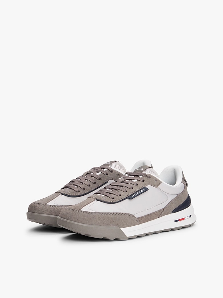 Tommy Hilfiger Erkek Gri Retro Süet Spor Ayakkabı