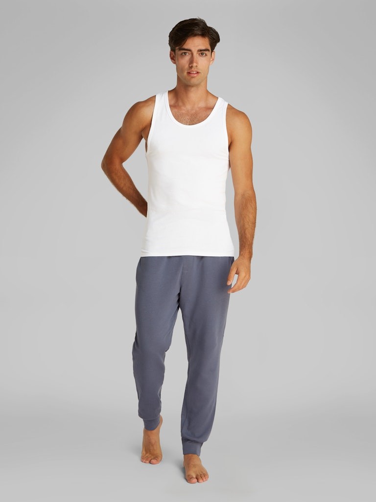 Calvin Klein Pamuk Beyaz Erkek Atlet 3 lü Paket T-Shirt