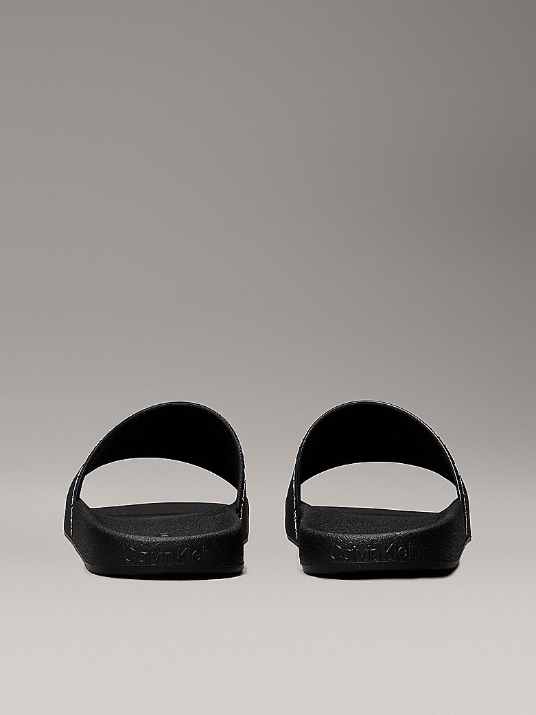Calvin Klein Siyah Erkek Tek Bantlı Terlik - HM0HM00981BEH
