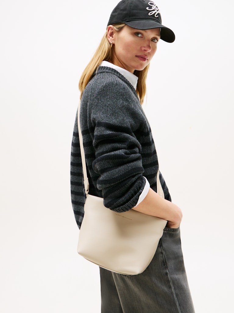 Tommy Hilfiger Kadın Bej Tote El Çantası