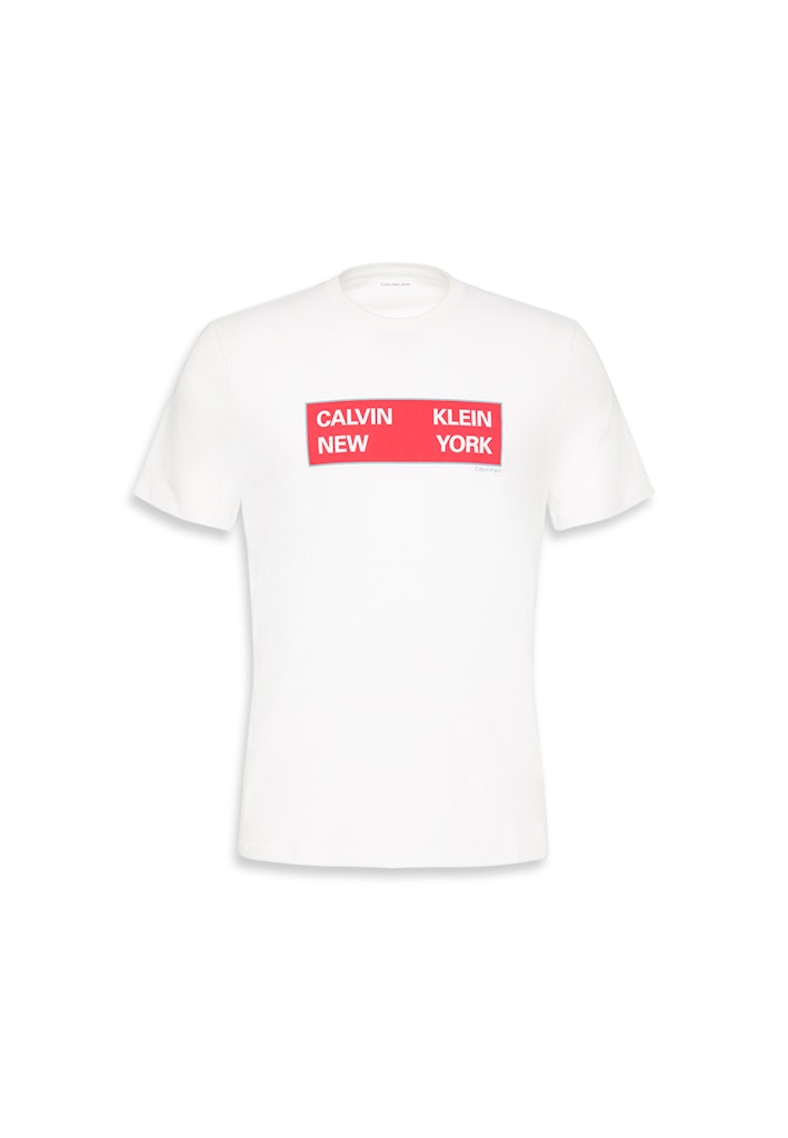 Calvin Klein Erkek Beyaz O Yaka T-Shirt