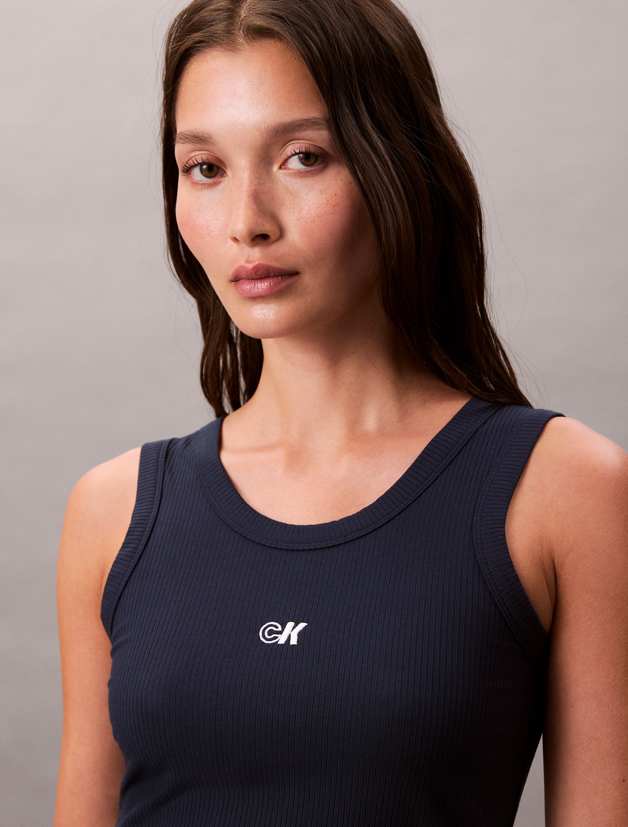 Calvin Klein Kadın Lacivert Atlet T Shirt