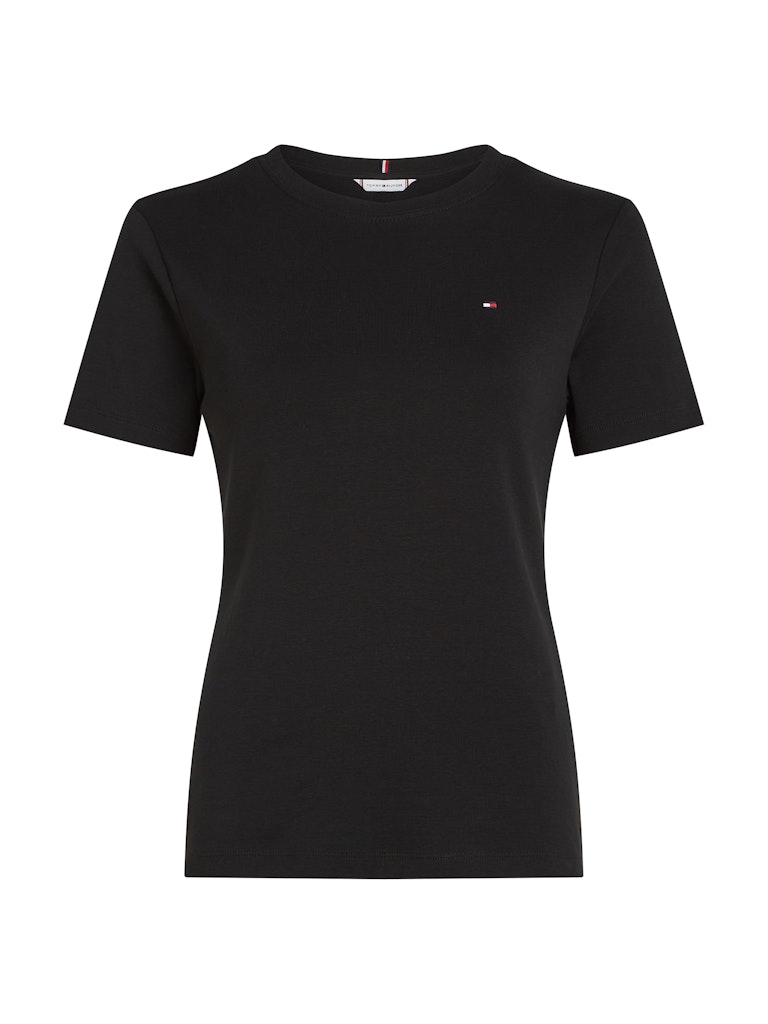 Tommy Hilfiger Kadın Rejeneratif Siyah T-Shirt
