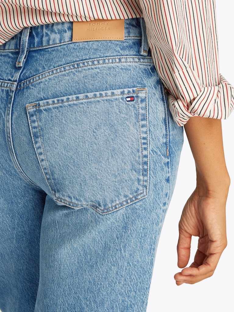 Tommy Hilfiger Denim Mavi Kadın Tapered RW Jean Pantolon - WW0WW443651A8