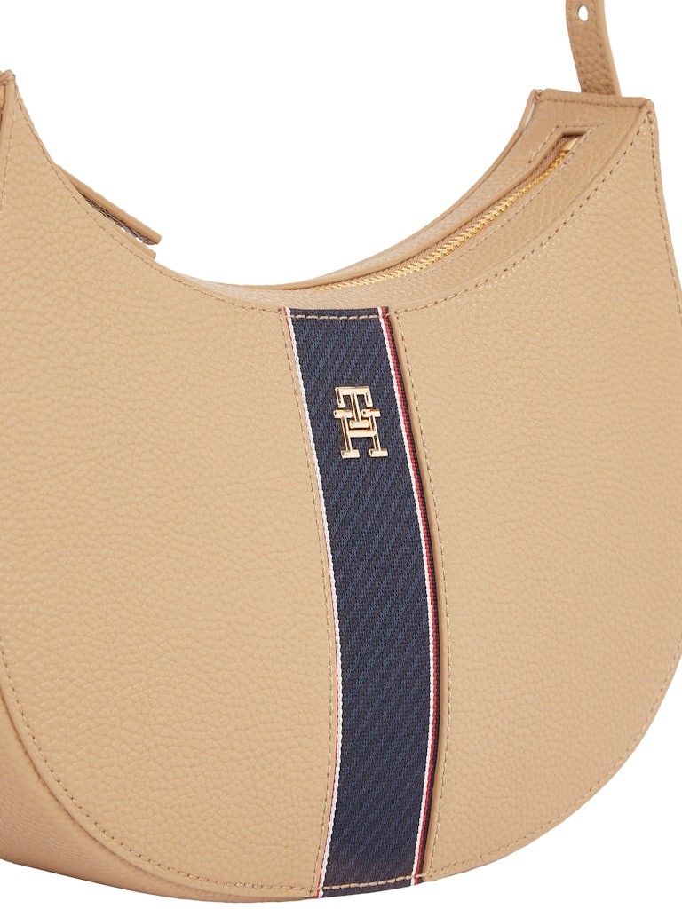 Tommy Hilfiger Legacy Shoulder Kadın Bej Omuz Çantası - AW0AW16899RBC