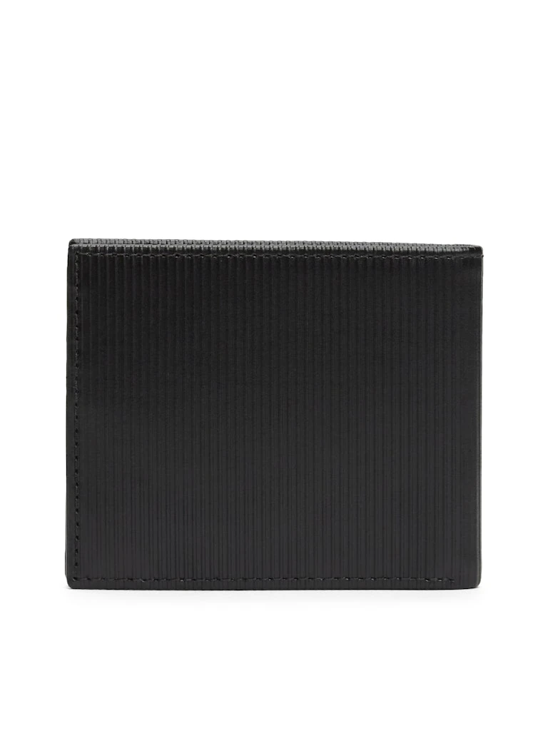 Tommy Hilfiger Erkek Siyah Deri 2'ye Katlanan Cüzdan