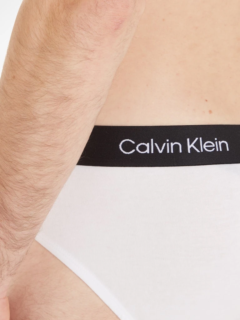 Calvin Klein Beyaz Erkek Uzun Boxer
