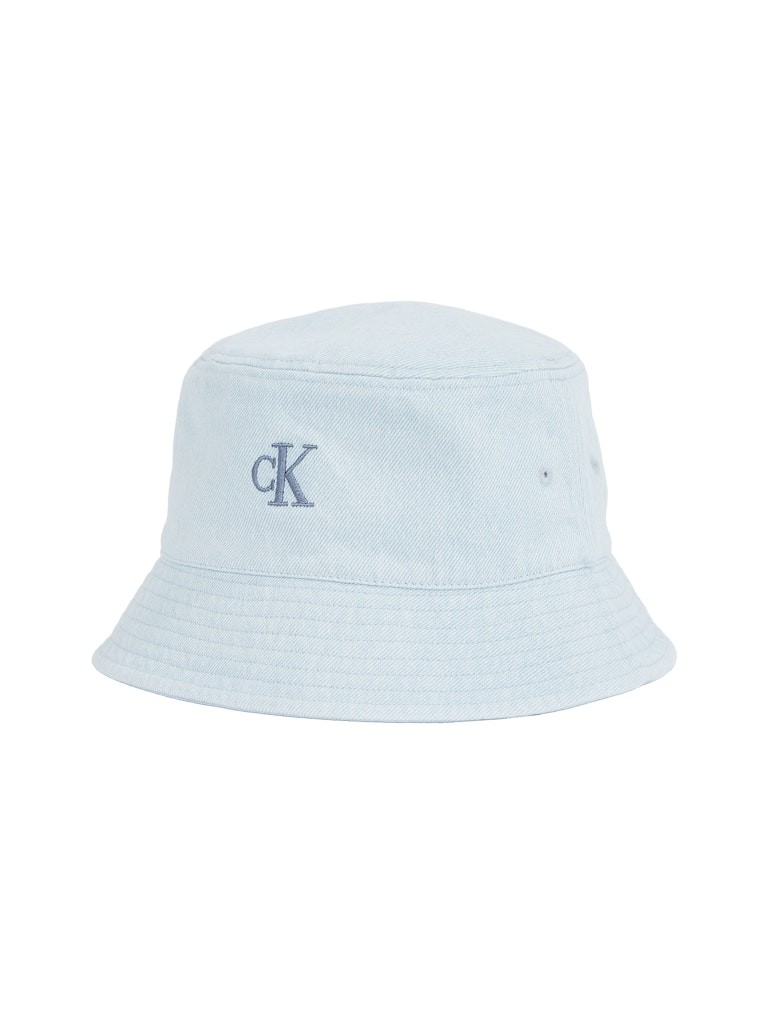 Calvin Klein Pamuk Mavi Kadın Bucket Şapka - LV04K5021GLHL