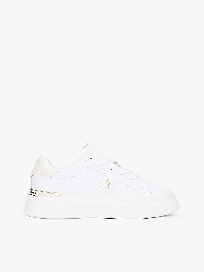 Tommy Hilfiger Kadın Fashion Court Beyaz Sneaker