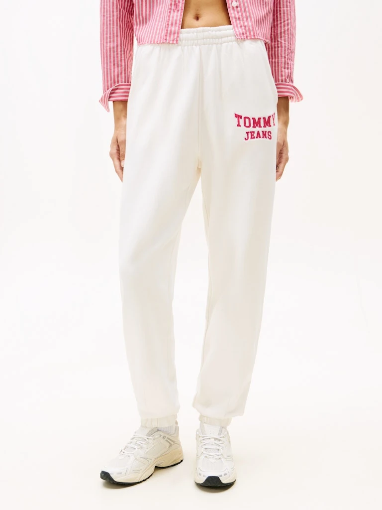Tommy Hilfiger Kadın Ekru   Lastik Paça Eşofman Altı