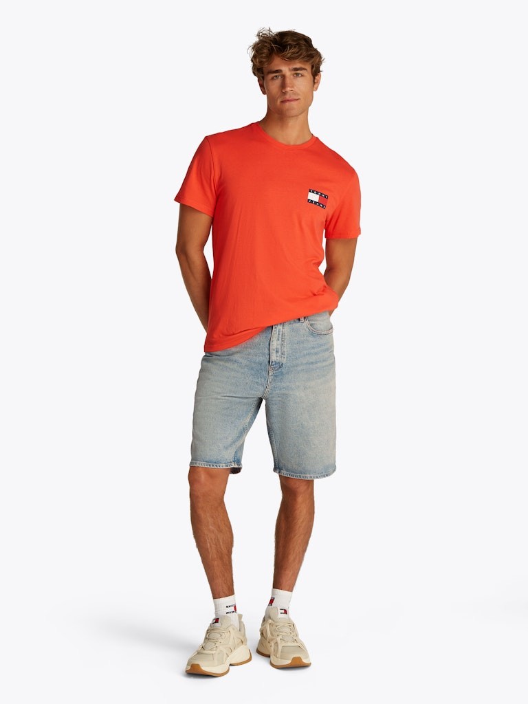 Tommy Hilfiger Denim Mavi Erkek 5 Cep Isac Şort - DM0DM209581A5