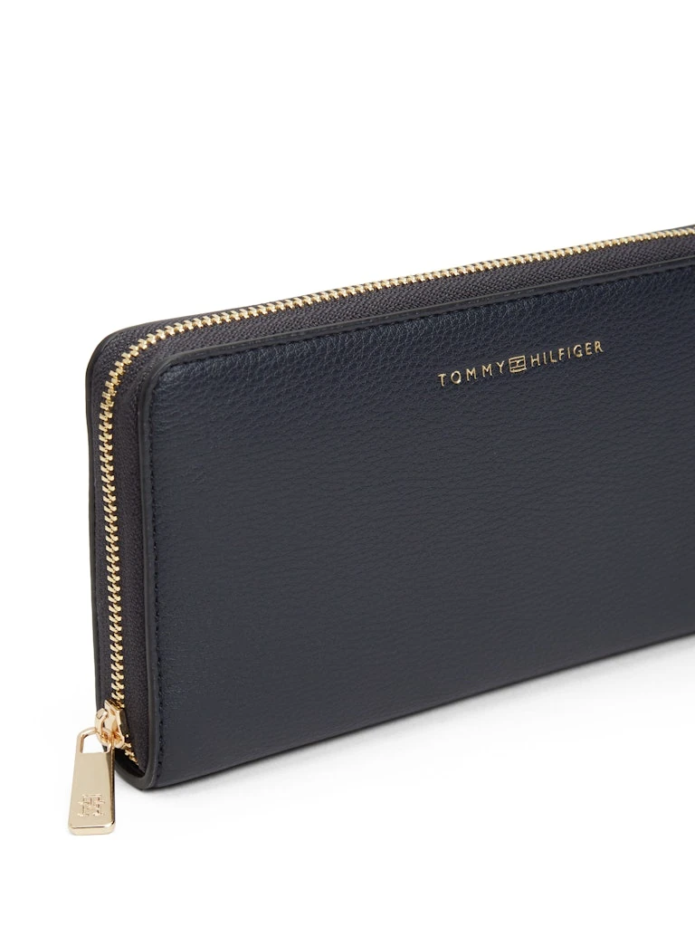 Tommy Hilfiger Kadın Lacivert Fermuarlı Cüzdan