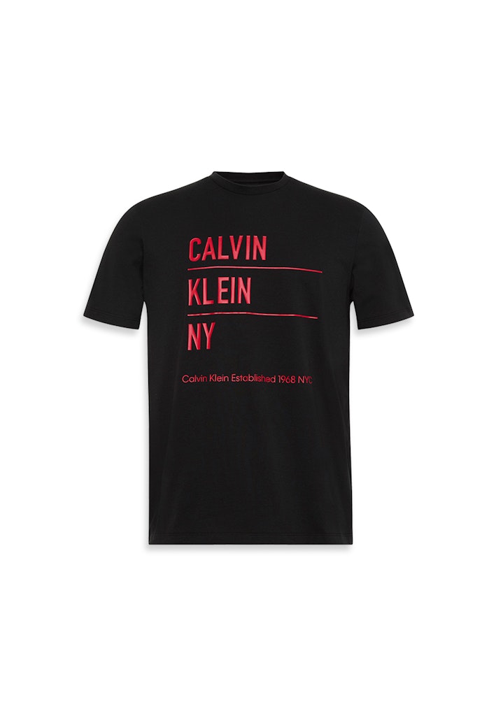 Calvin Klein Erkek Siyah O Yaka T-Shirt