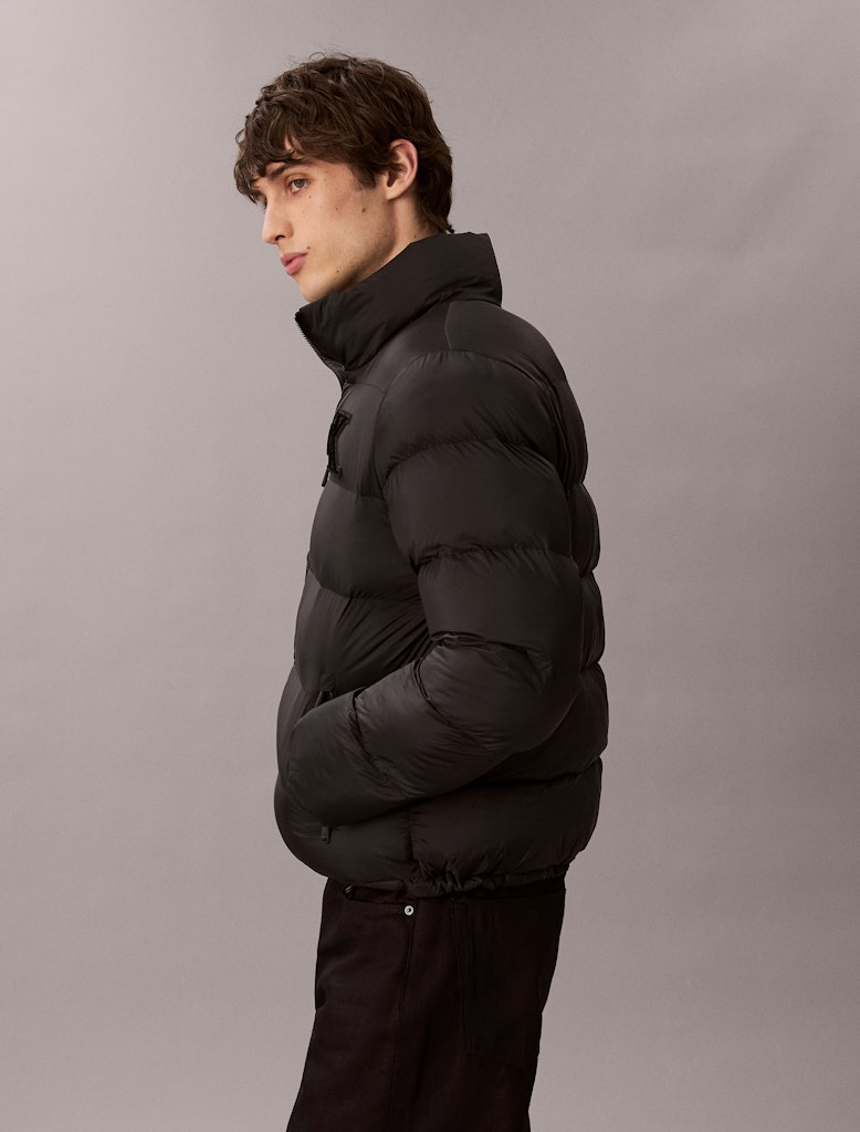 Calvin Klein Erkek Siyah Puffer Mont