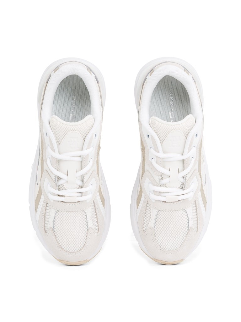 Tommy Hilfiger Bej Kadın Kalın Taban Sneakers - FW0FW083850F7