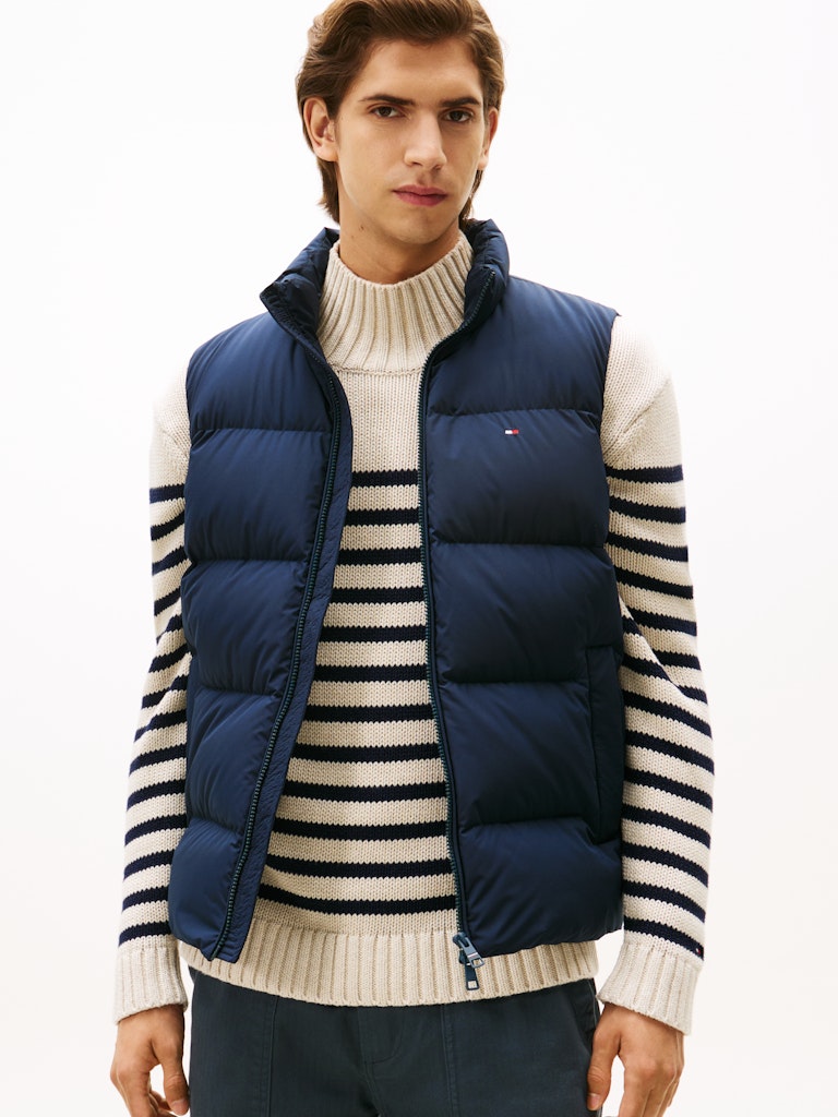 Tommy Hilfiger Erkek Kaz Tüyü Puffer Lacivert Yelek