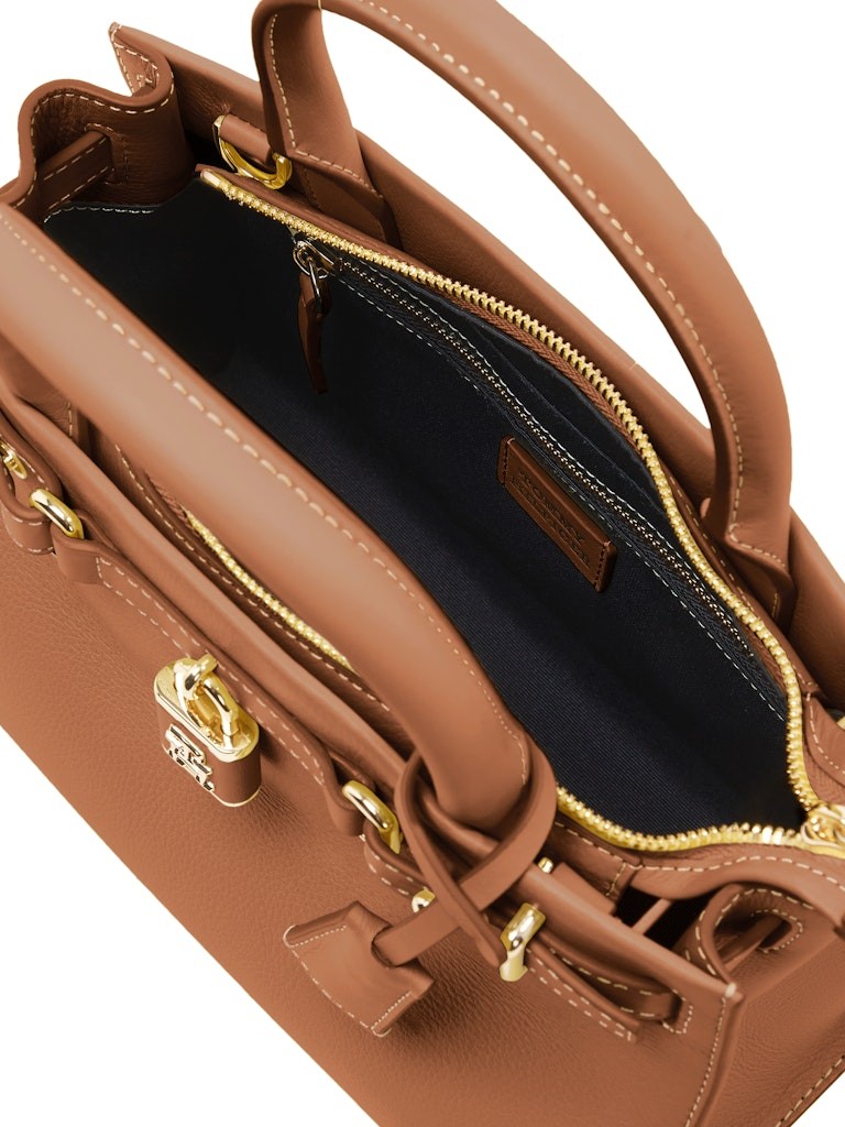 Tommy Hilfiger Deri Kahverengirengi Kadın Tote Çanta - AW0AW17188GPA