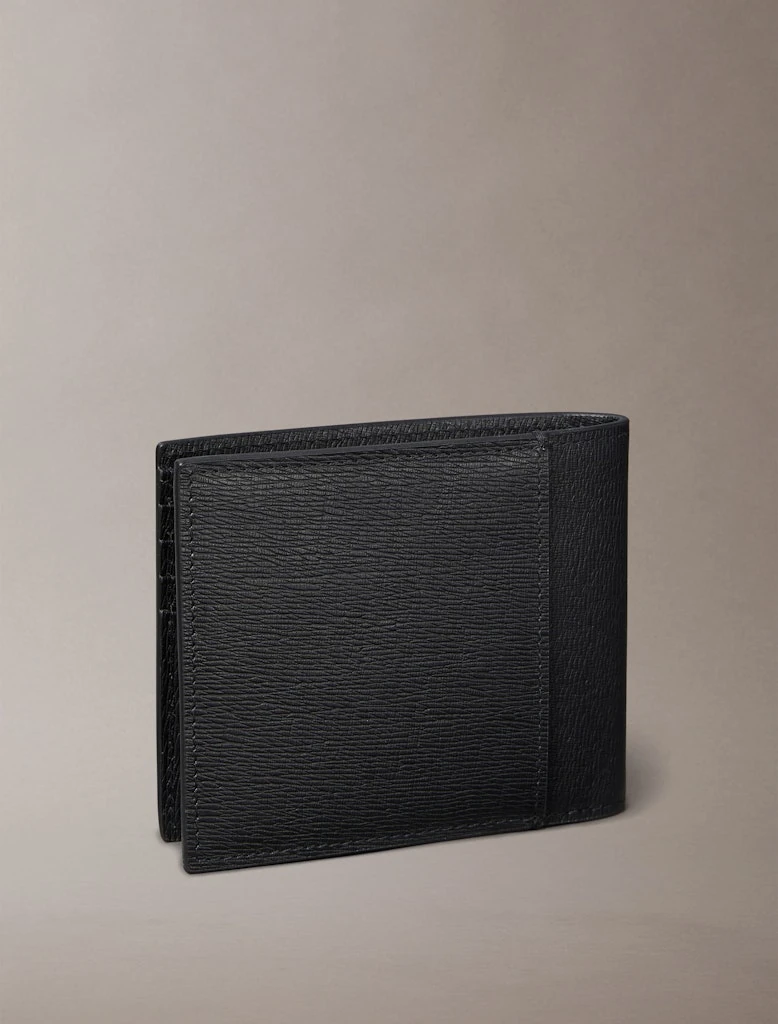 Calvin Klein Erkek Siyah 2'ye Katlanan Cüzdan