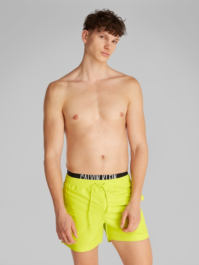 Calvin Klein Sarı Erkek Deniz Şortu - KM0KM01093LRF