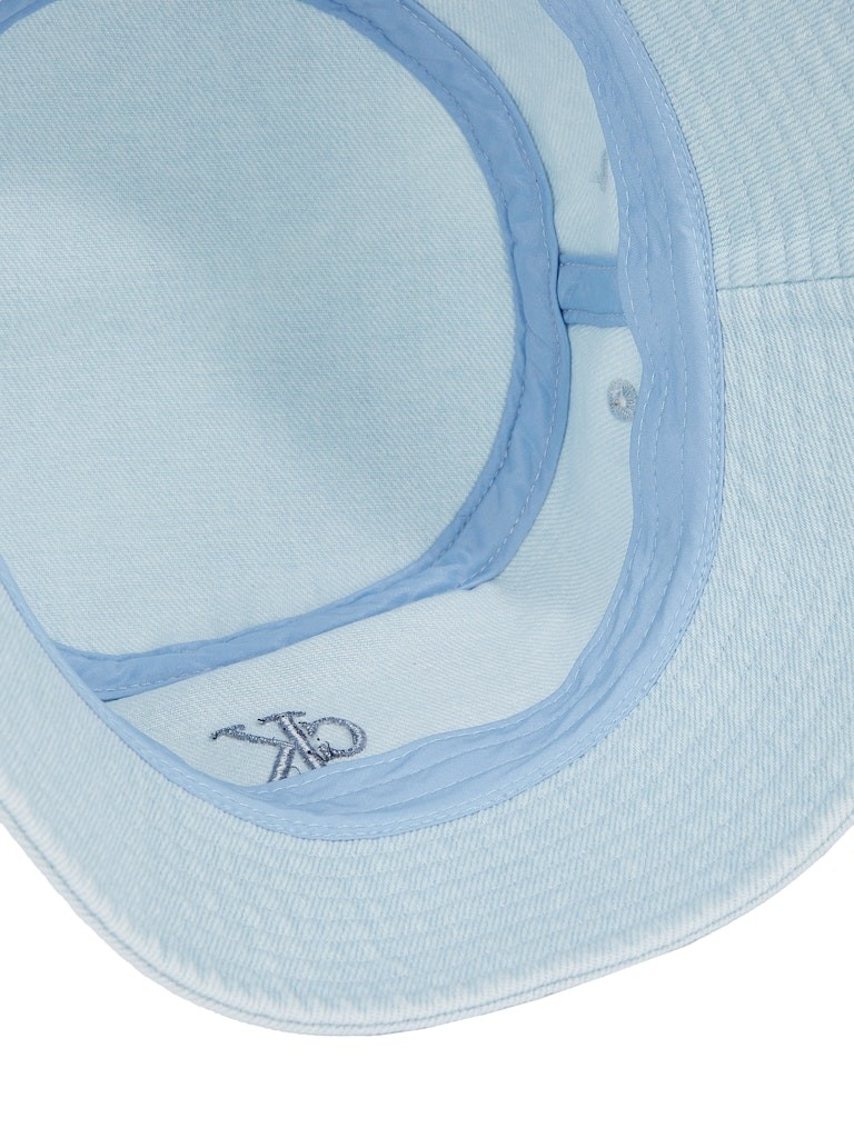 Calvin Klein Pamuk Mavi Kadın Bucket Şapka - LV04K5021GLHL