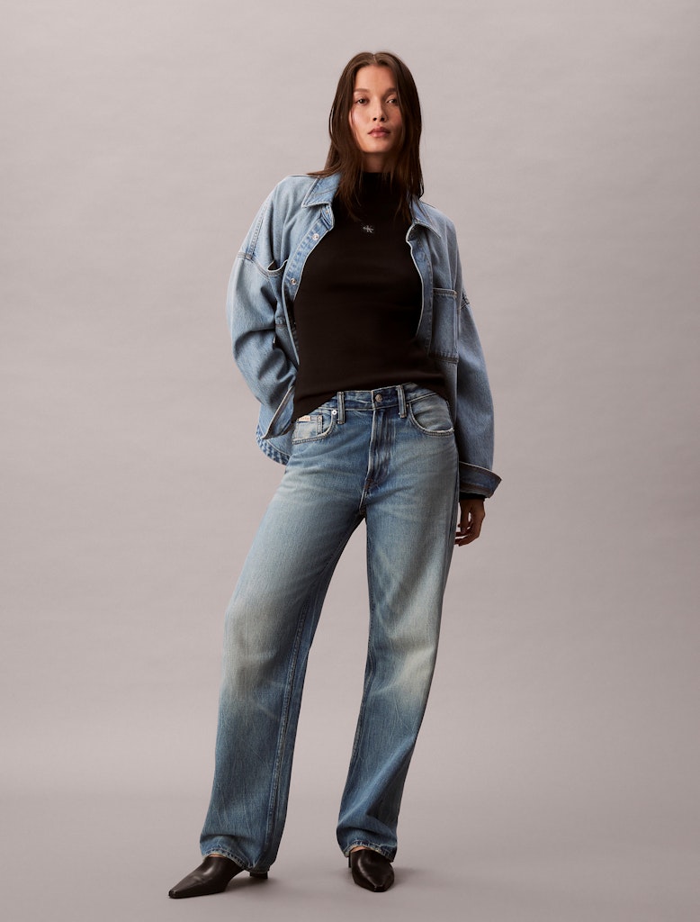 Calvin Klein Kadın Siyah Balıkçı Yaka Kazak