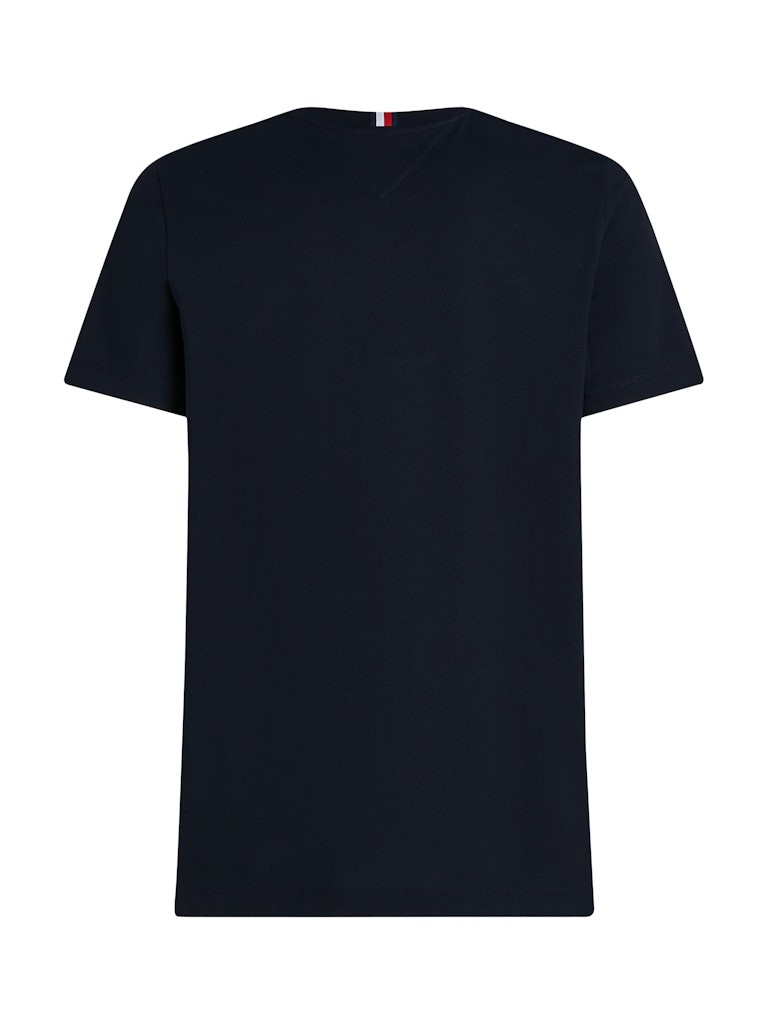 Tommy Hilfiger Rejeneratif Pamuk Lacivert Erkek Kısa Kollu T-Shirt - MW0MW33691DW5