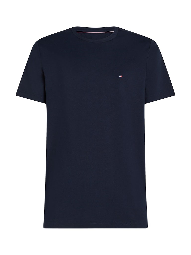 Tommy Hilfiger Pamuk Lacivert Erkek Kısa Kollu T-Shirt - MW0MW37313DW5