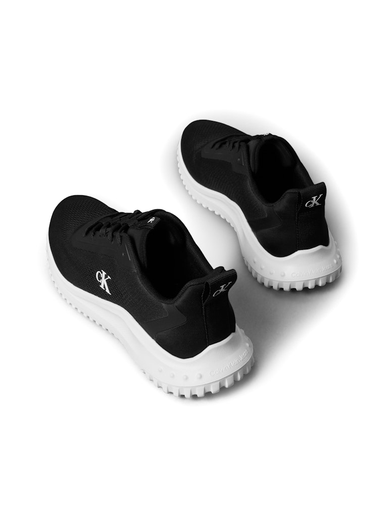 Calvin Klein Erkek Siyah Kısa Taban Runner Sneakers