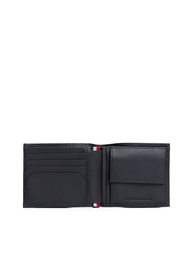 Tommy Hilfiger Erkek Lacivert 2'ye Katlanan Cüzdan