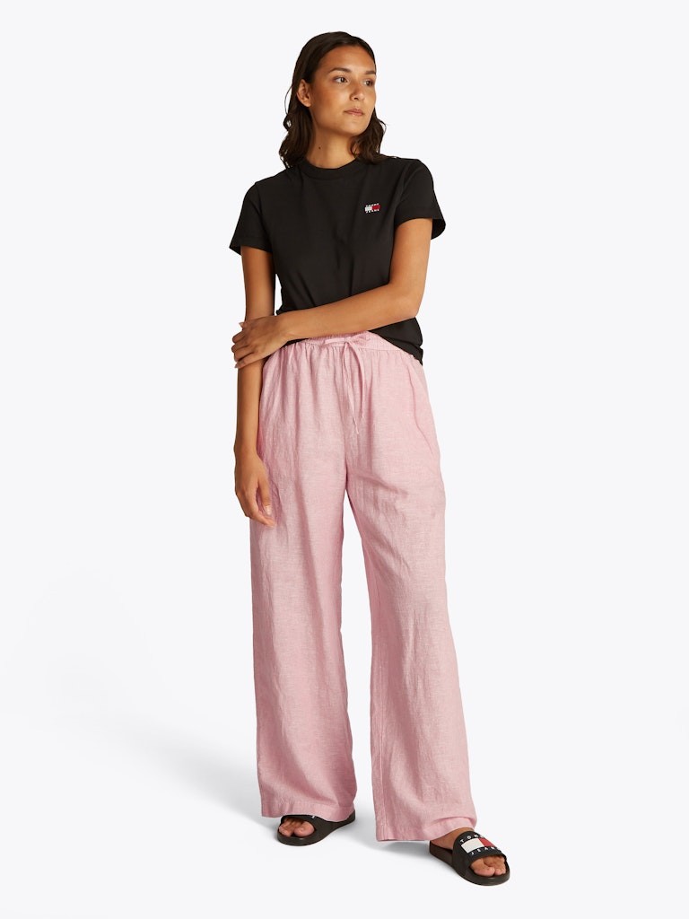 Tommy Hilfiger Keten Pempe Kadın Comfort Pantolon - DW0DW20352TH3