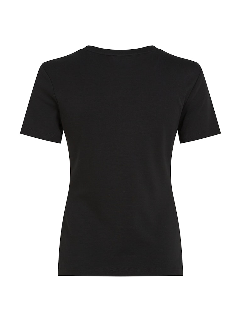 Tommy Hilfiger Kadın Rejeneratif Siyah T-Shirt