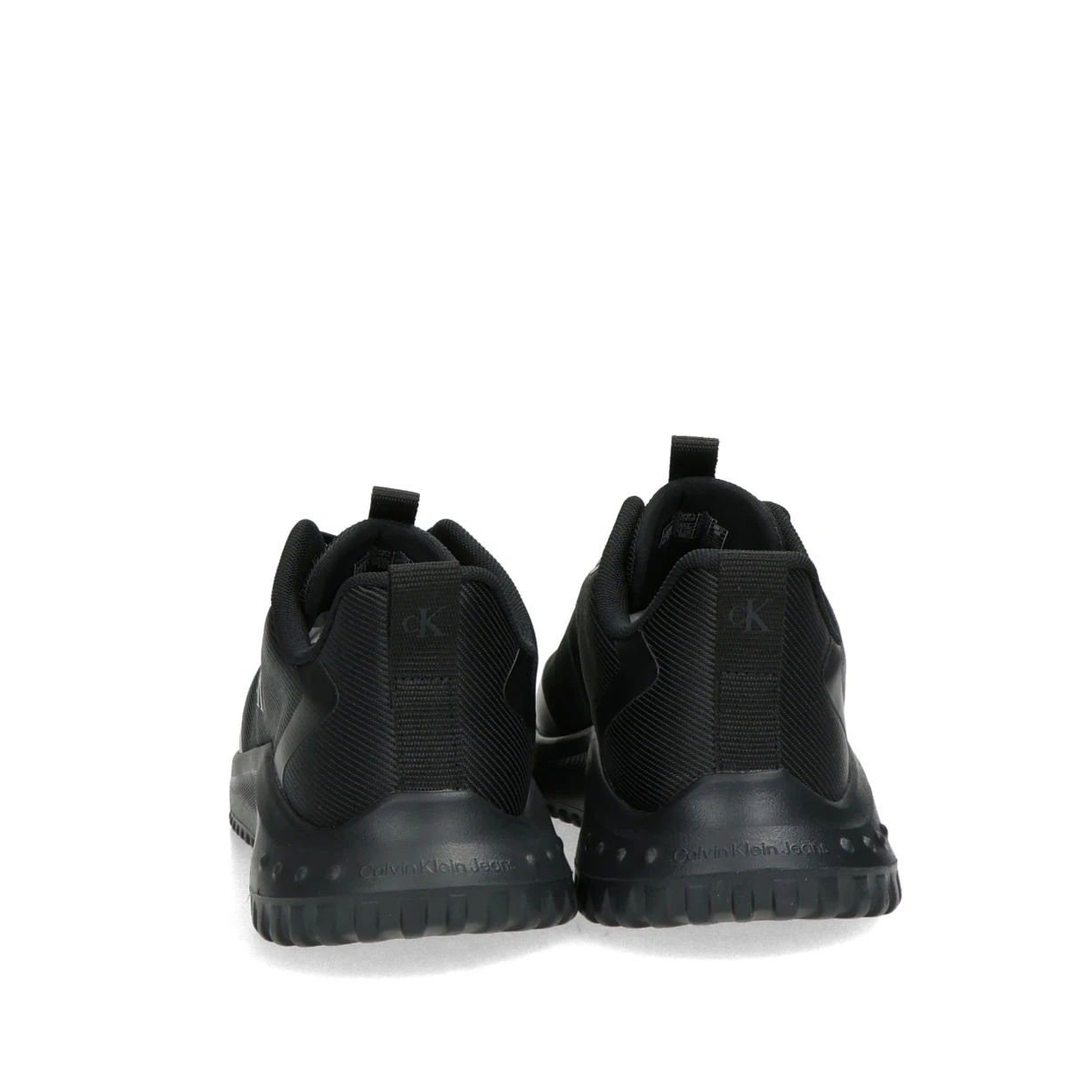 Calvin Klein Erkek Siyah Kısa Taban Runner Sneakers