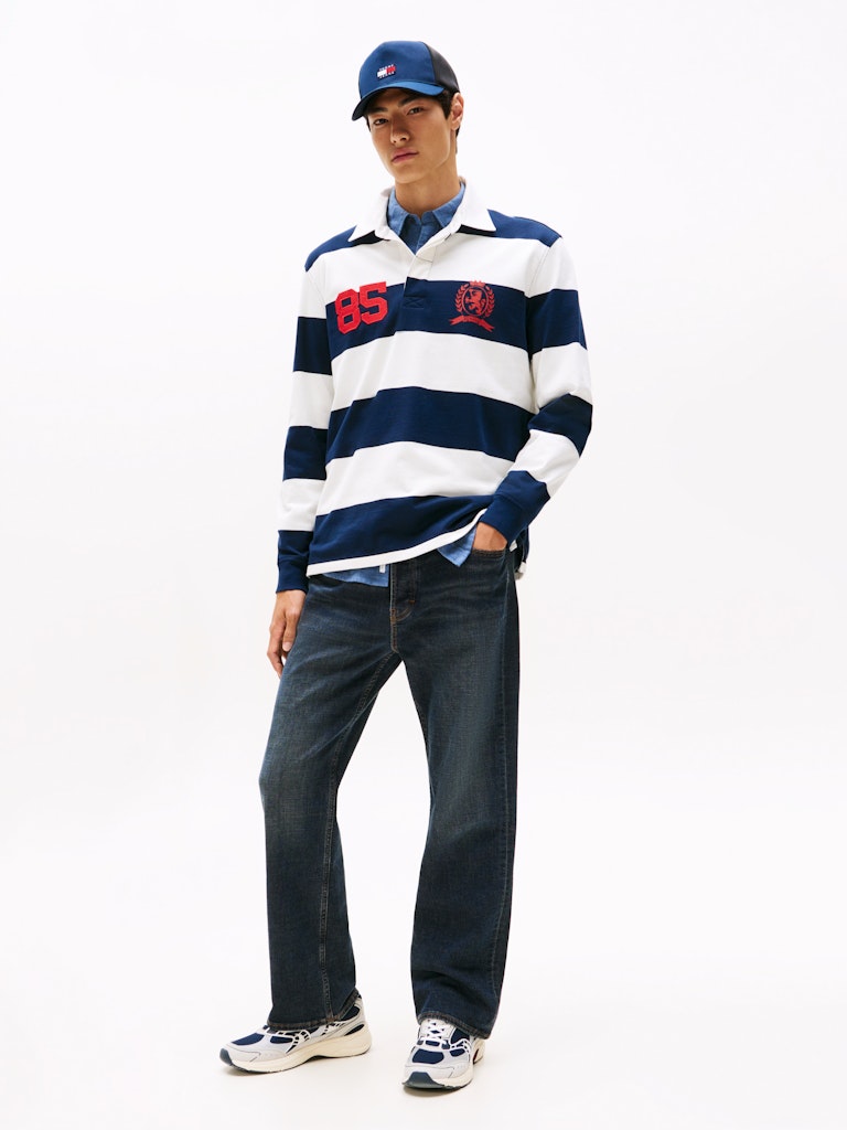 Tommy Hilfiger Erkek Polo Yaka Lacivert T-Shirt