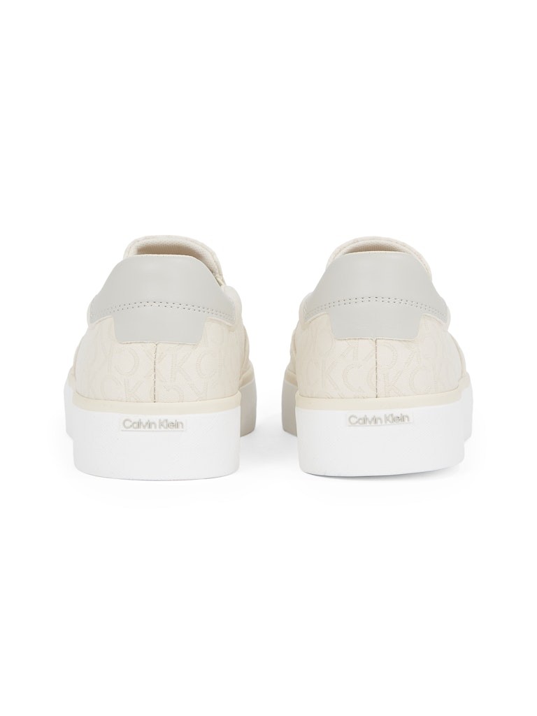 Calvin Klein Bej Kadın Kısa Taban Sneakers - HW0HW024110F8