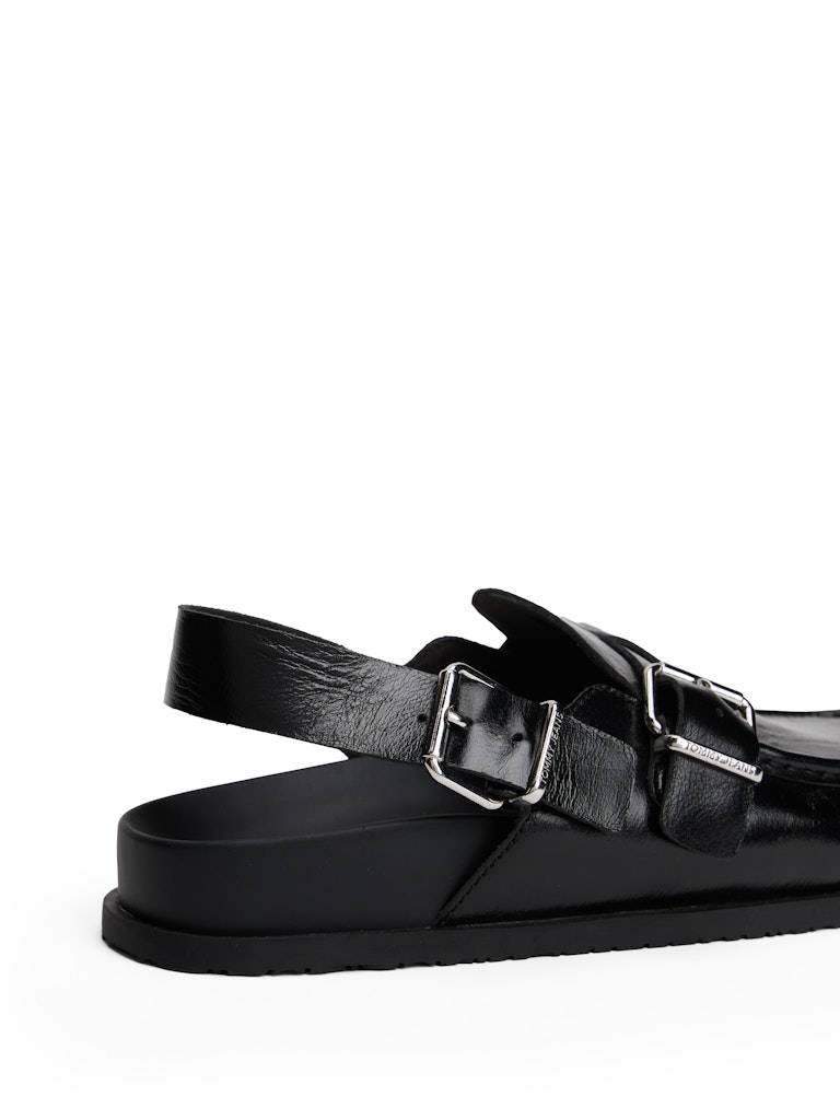 Tommy Hilfiger Kadın Siyah Deri Loafers Ayakkabı