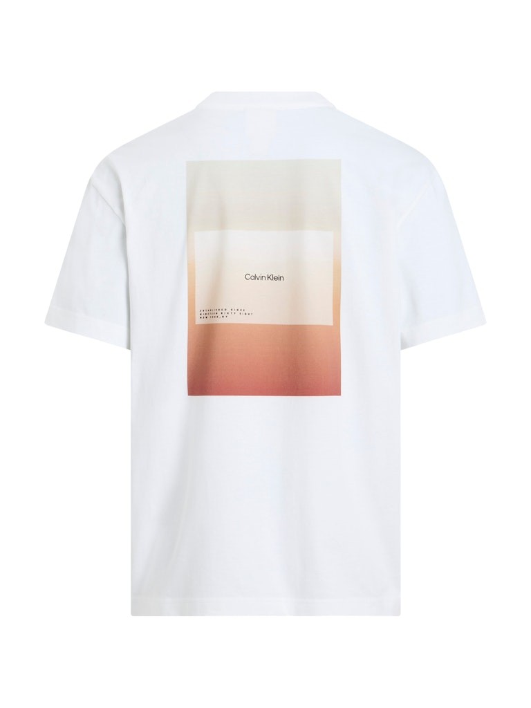 Calvin Klein Rejeneratif Pamuk Beyaz Erkek Kısa Kollu T-Shirt - K10K114158YAF
