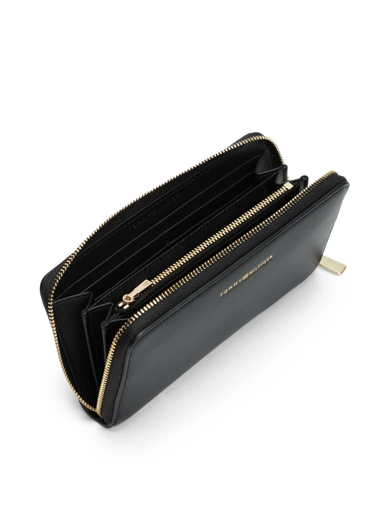 Tommy Hilfiger Kadın Siyah Fermuarlı Cüzdan